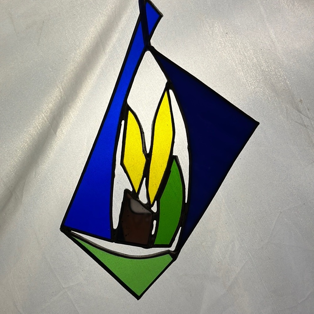 Beautiful stained glass suncatcher